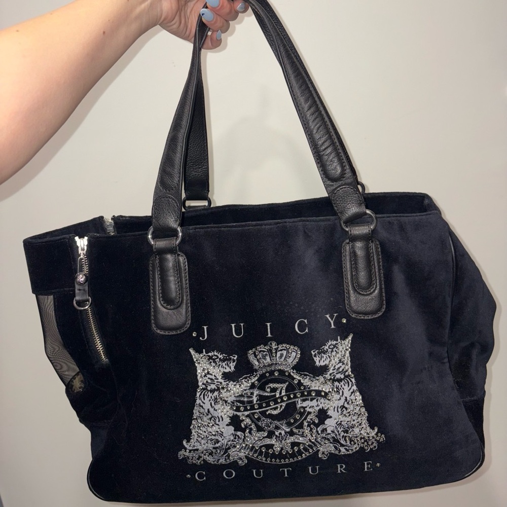 juicy couture vintage dog carrier shoulder bag